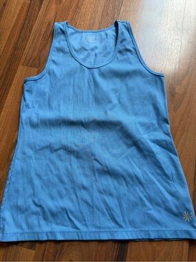 Athleta Bright Blue Ribbed Tank